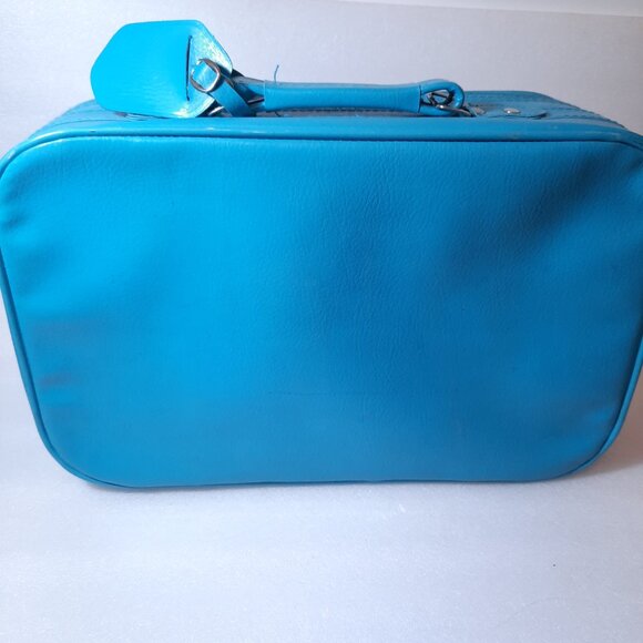 Vintage I heart love Grama kids Soft Suitcase Just Visiting Blue luggage Grandma - Picture 6 of 16